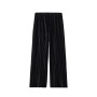 Women's Pleated Velvet Pants
