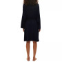 Women's Long-Sleeve Ribbed Belted Robe