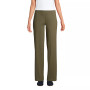 Women's Starfish Mid Rise Straight Leg Elastic Waist Pull On Pants