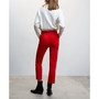 Women's Buttons Straight-Fit Trousers