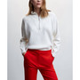 Women's Buttons Straight-Fit Trousers