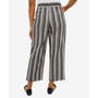 Petite Marrakech Stripe Ankle Fringe Pants