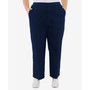 Plus Size Moody Blues Fitted Short Length Denim Pants