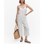 Women's Bow Detail Textured Jumpsuit