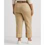 Plus Size High-Rise Pleated Ankle Pants
