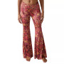 Women's Hold Me Closer Printed Bell-Bottom Pants