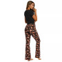 Juniors' Sundown Jersey Flare-Leg Pants