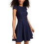 Juniors' Lace-Top Dress