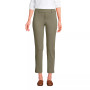 Women's Petite Lands' End Flex Mid Rise Pull On Crop Pants