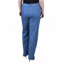 Plus Size Pull On Chambray Belted Pants
