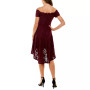 Juniors' Off-The-Shoulder Fit & Flare Dress