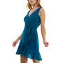 Juniors' Ruffle-Hem Faux-Wrap Dress, Created for Macy's