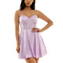 Juniors' Strapless Empire-Waist Fit & Flare Dress