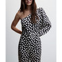 Women's Polka Dots Asymmetric Jumpsuit