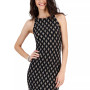 Juniors' Sleeveless Square-Neck Knit Maxi Dress