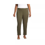 Women's Plus Size Starfish Mid Rise Elastic Waist Pull On Utility Ankle Pants