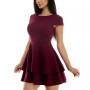 Juniors' Back-Tie A-Line Dress