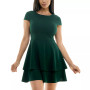 Juniors' Back-Tie A-Line Dress