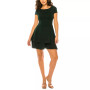 Juniors' Back-Tie A-Line Dress