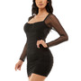 Juniors' Emma Lace-Up-Back Ruched Dress
