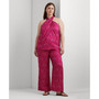Plus Size Drawcord Waist Wide-Leg Pants