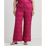 Plus Size Drawcord Waist Wide-Leg Pants