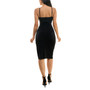 Juniors' Feather-Trim Ruched Bodycon Dress