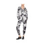 Women's White, Black New Orleans Saints Melody Tie-Dye Jogger Pants