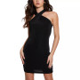 Women's Yasmine Crossover Halter Dress