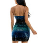 Juniors' Scoop-Neck Sleeveless Sequin Dress