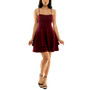 Juniors' Ruched Tiered Fit & Flare Dress