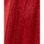 Juniors' Metallic Cutout Fit & Flare Dress