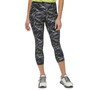 Women's Printed High-Waist Side-Pocket Cropped Leggings
