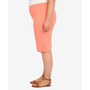Plus Size Mango Tango Solid Skimmer Pants