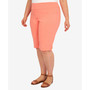 Plus Size Mango Tango Solid Skimmer Pants