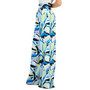 Women's Geometric-Print Pull-On Wide-Leg Pants