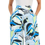 Women's Geometric-Print Pull-On Wide-Leg Pants