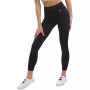 High-Rise Side Pocket Ribbed-Inset Full Length Leggings