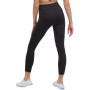 High-Rise Side Pocket Ribbed-Inset Full Length Leggings