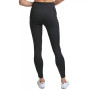 High-Rise Side Pocket Ribbed-Inset Full Length Leggings