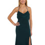 Juniors' Embellished-Strap Jersey Gown