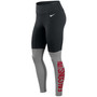 Women's Black Atlanta Falcons Logo Stack Performance Leggings