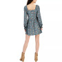 Juniors' Long-Sleeved Smocked Mini Dress