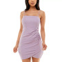 Juniors' Gathered Tulip-Hem Dress