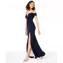 Juniors' Off-The-Shoulder Gown