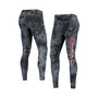 Women's Black Atlanta Falcons Burst Tie-Dye Leggings
