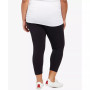 Essential Stretch Over the Bump Maternity Crop Leggings - Plus Size