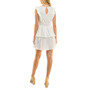 Juniors' Eyelet Tiered Fit & Flare Dress