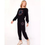 Karma Graphic Viscose Blend Sweatpants for Women