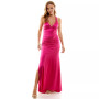 Juniors' Strappy-Back Satin Gown, Created for Macy's